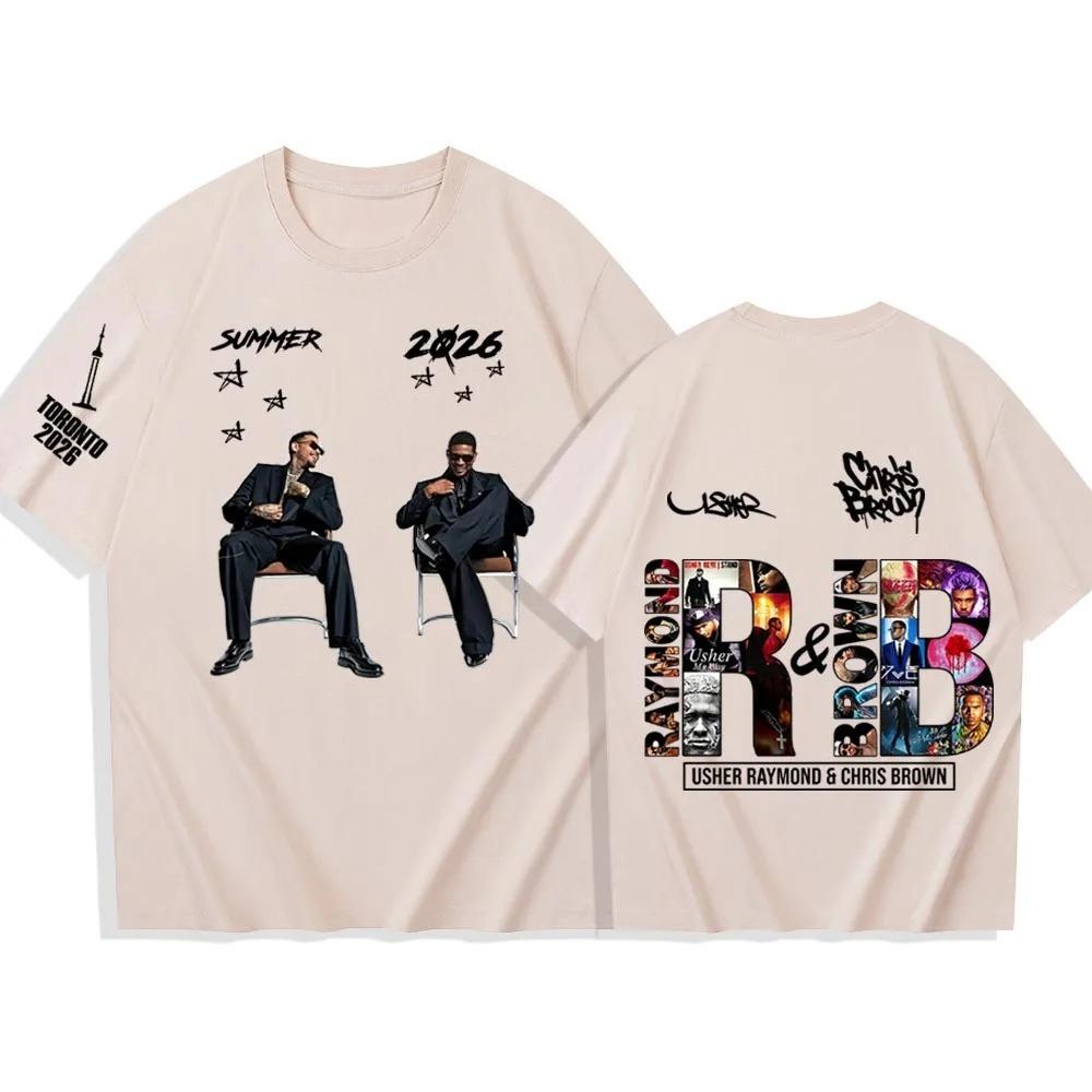 Chris Brown and Usher 2026 Tour Tshirt Unisex Women Harajuku Short Sleeve Oneck Casual Shirt Short Sleeve Casual Clothing Y2K 4XL
Chris Brown and Usher 2026 Tour Tshirt Unisex Women Harajuku Short Sleeve Oneck Casual Shirt Short Sleeve Casual Clothing Y2K 4XL