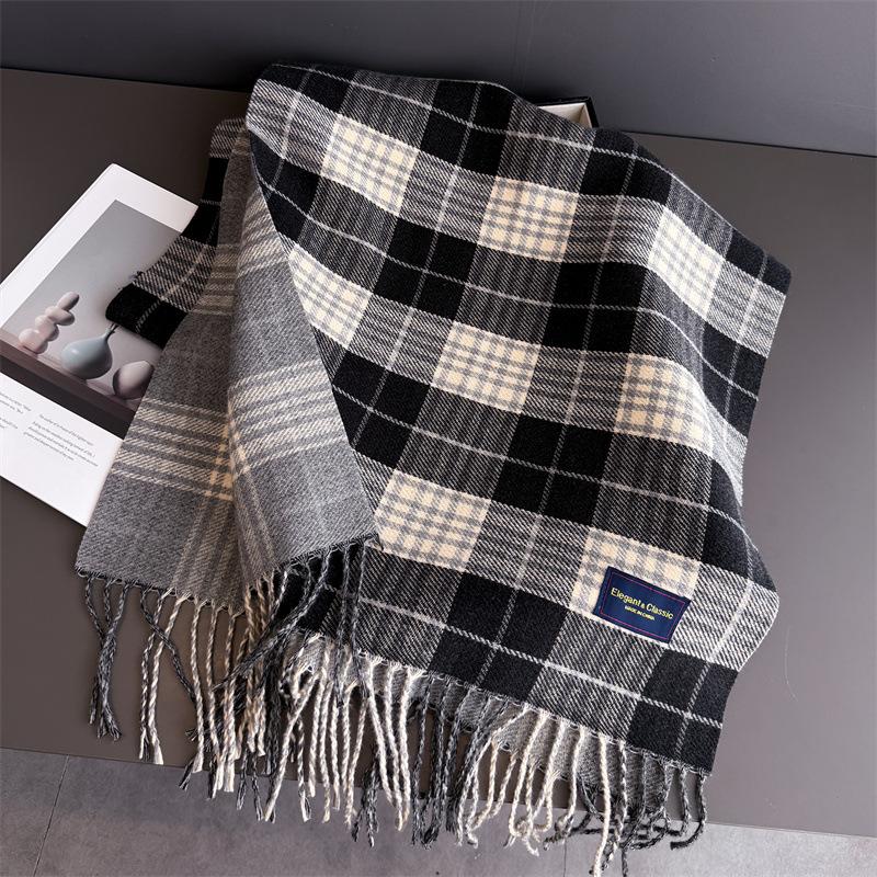 Neck Warmer Scarf For Women Winter Thickened Tassel Pashmina Shawl For Men Faux Cashmere Warps Autumn Elegant Ladies Blanket
Neck Warmer Scarf For Women Winter Thickened Tassel Pashmina Shawl For Men Faux Cashmere Warps Autumn Elegant Ladies Blanket