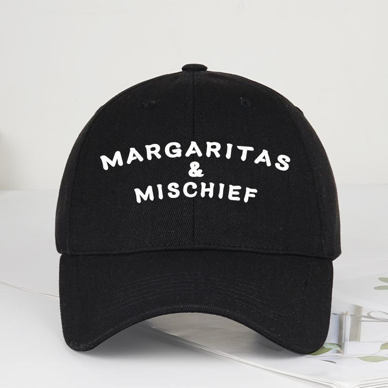 Margaritas & Mischief Baseball Cap Adjustable Unisex Gift For Cocktail Lovers & Party Goers чорний
Margaritas & Mischief Baseball Cap Adjustable Unisex Gift For Cocktail Lovers & Party Goers чорний
