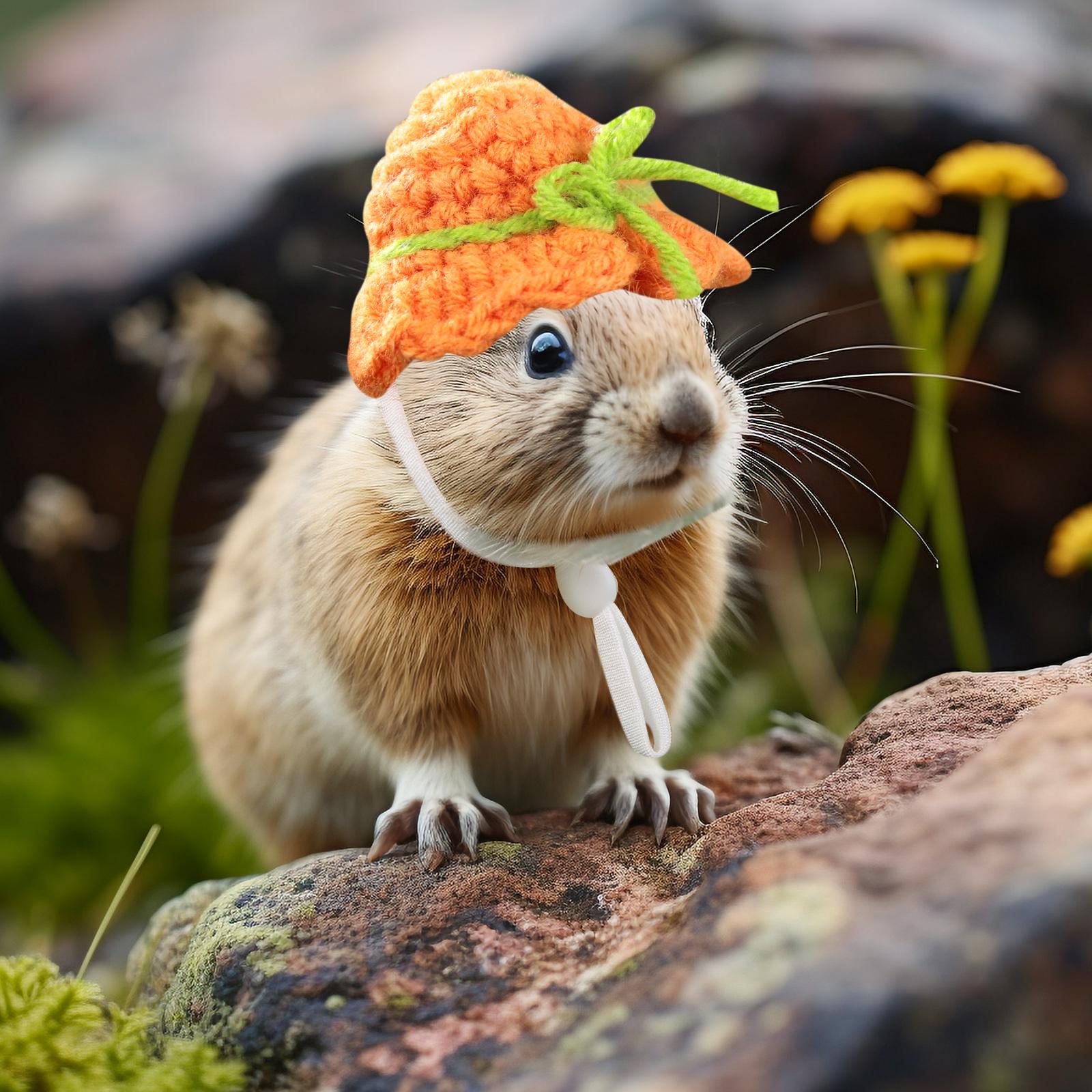 with Adjustable Strap Mini Hamster Hats Party Clothes Accessories Handmade Hamster Hats Style C
with Adjustable Strap Mini Hamster Hats Party Clothes Accessories Handmade Hamster Hats Style C
