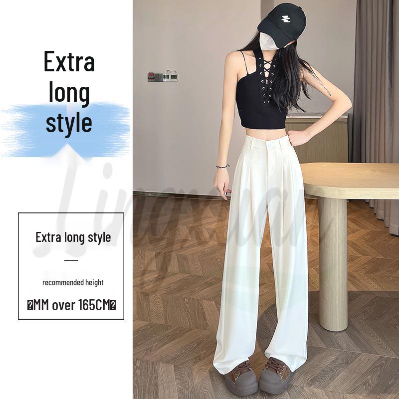 Gray High-Waisted Slimming Wide-Leg Suit Pants - Women s Versatile Loose Floor-Length Trousers for Spring and Summer M
Gray High-Waisted Slimming Wide-Leg Suit Pants - Women s Versatile Loose Floor-Length Trousers for Spring and Summer M