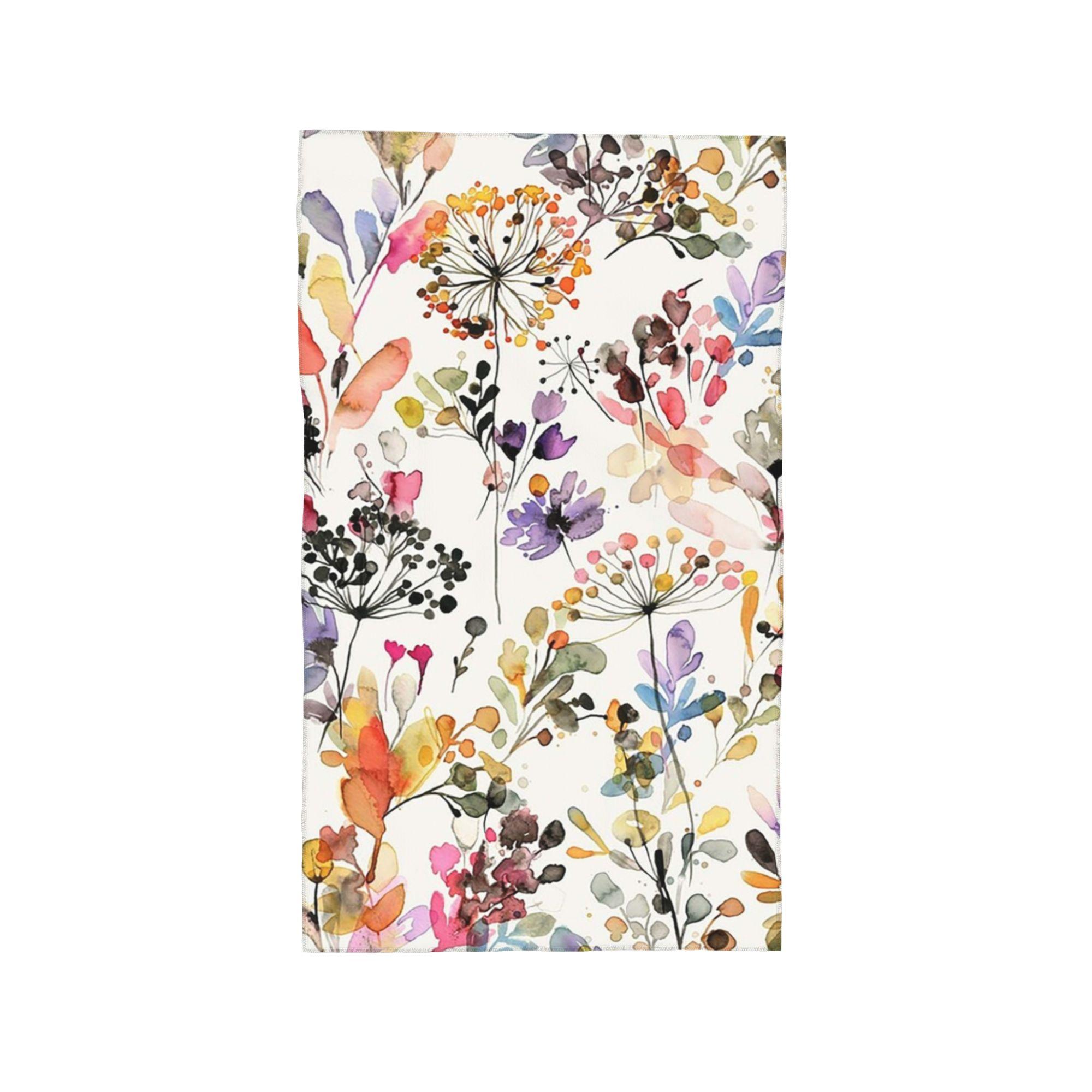 Wild Flowers and Plants Watercolor - Wild Nature Botanical Print Soft Face Towel Quick Dry Pool Bath Towels Absorbent W40*H60(CM)
Wild Flowers and Plants Watercolor - Wild Nature Botanical Print Soft Face Towel Quick Dry Pool Bath Towels Absorbent W40*H60(CM)