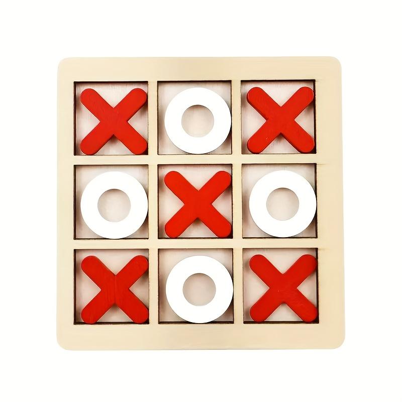 Classic Wooden Tic Tac Toe - Traditional Family Board Game, Perfect Christmas & Halloween Gift Small червоний
Classic Wooden Tic Tac Toe - Traditional Family Board Game, Perfect Christmas & Halloween Gift Small червоний