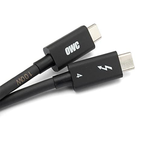 OWC Thunderbolt 4/USB-C Cable, 1m
OWC Thunderbolt 4/USB-C Cable, 1m