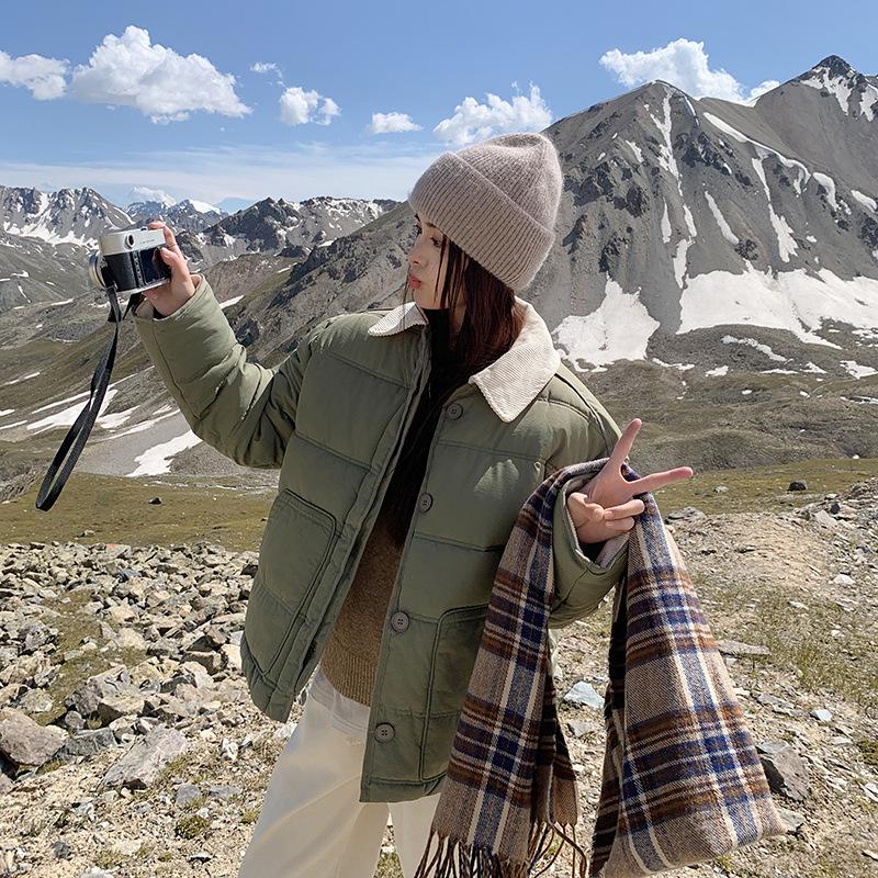 New Cotton-padded Jacket Women s Winter Short Korean Loose Light Coat Short Cotton-padded Casual Cotton-padded Jacket. XL
New Cotton-padded Jacket Women s Winter Short Korean Loose Light Coat Short Cotton-padded Casual Cotton-padded Jacket. XL