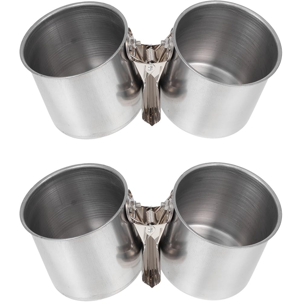 Milisten 2 Pieces Parrot Bowl Cage Bird Feeder Hanging Bowl Fixed Hamster Bowl Stainless Steel Small Animal Bowl Small Bird Tableware Rust Proof срібний
Milisten 2 Pieces Parrot Bowl Cage Bird Feeder Hanging Bowl Fixed Hamster Bowl Stainless Steel Small Animal Bowl Small Bird Tableware Rust Proof срібний