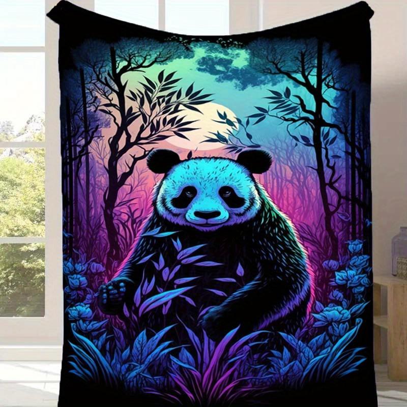 1pc Panda Print Blanket, Soft Warm Throw Blanket Nap Blanket for Couch Sofa Office Bed Camping Travel, Multi-purpose Gift Blanket 130cmx150cm
1pc Panda Print Blanket, Soft Warm Throw Blanket Nap Blanket for Couch Sofa Office Bed Camping Travel, Multi-purpose Gift Blanket 130cmx150cm
