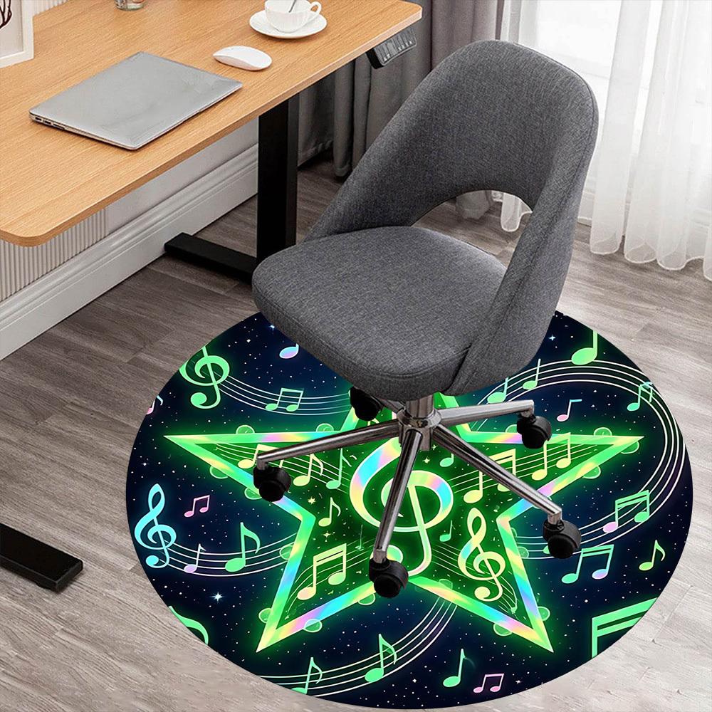 1pc music star Round Chair mat Area Rug - Non-Slip, Floor Mat for Office, Bedroom, and Indoor Decor c1125081 80cm by 80cm
1pc music star Round Chair mat Area Rug - Non-Slip, Floor Mat for Office, Bedroom, and Indoor Decor c1125081 80cm by 80cm