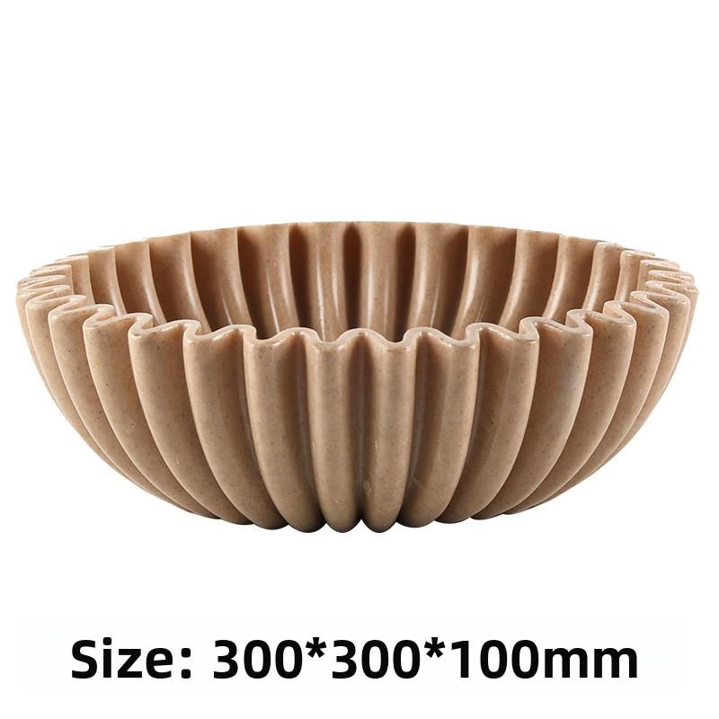Coffee Table Fruit Plate Nordic Home Decoration Bowls Creative Ornament Bowls Art Living Room Snack Round Storage Plates коричневий
Coffee Table Fruit Plate Nordic Home Decoration Bowls Creative Ornament Bowls Art Living Room Snack Round Storage Plates коричневий