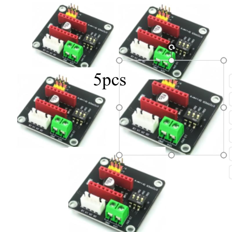 5pcs 3D Printer Parts StepStick DRV8825 A4988 Stepper Motor Driver With Heat sink Carrier Reprap RAMPS 1.4 5pcs
5pcs 3D Printer Parts StepStick DRV8825 A4988 Stepper Motor Driver With Heat sink Carrier Reprap RAMPS 1.4 5pcs