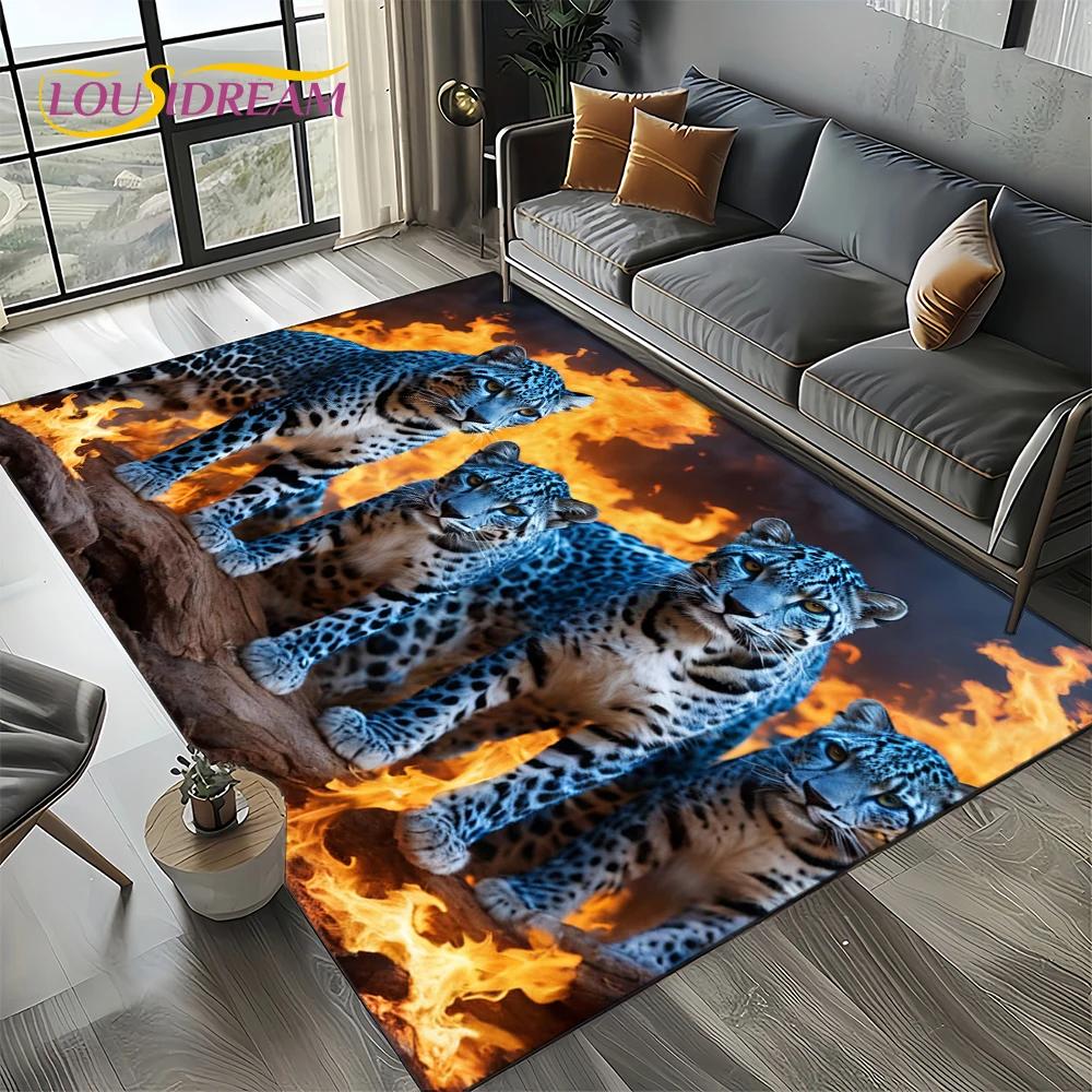 Fierce Tiger Lion Leopard Beast Animal Wildlife Cartoon Carpet Rug for Living Room Bedroom Sofa Decoration,Non-slip Floor Mat 40x60cm( 15x23in )
Fierce Tiger Lion Leopard Beast Animal Wildlife Cartoon Carpet Rug for Living Room Bedroom Sofa Decoration,Non-slip Floor Mat 40x60cm( 15x23in )
