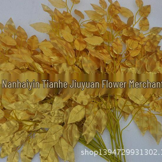 Artificial Golden Banyan Leaves for Decorative Props
Artificial Golden Banyan Leaves for Decorative Props