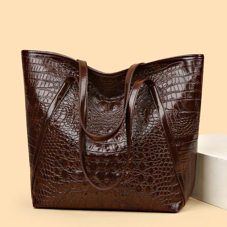 Stylish Women s Tote Bag, Retro Crocodile Pattern Handbag Shoulder Bag, Suitable for Shopping, Dating, Outings, Work Commuting кавовий
Stylish Women s Tote Bag, Retro Crocodile Pattern Handbag Shoulder Bag, Suitable for Shopping, Dating, Outings, Work Commuting кавовий