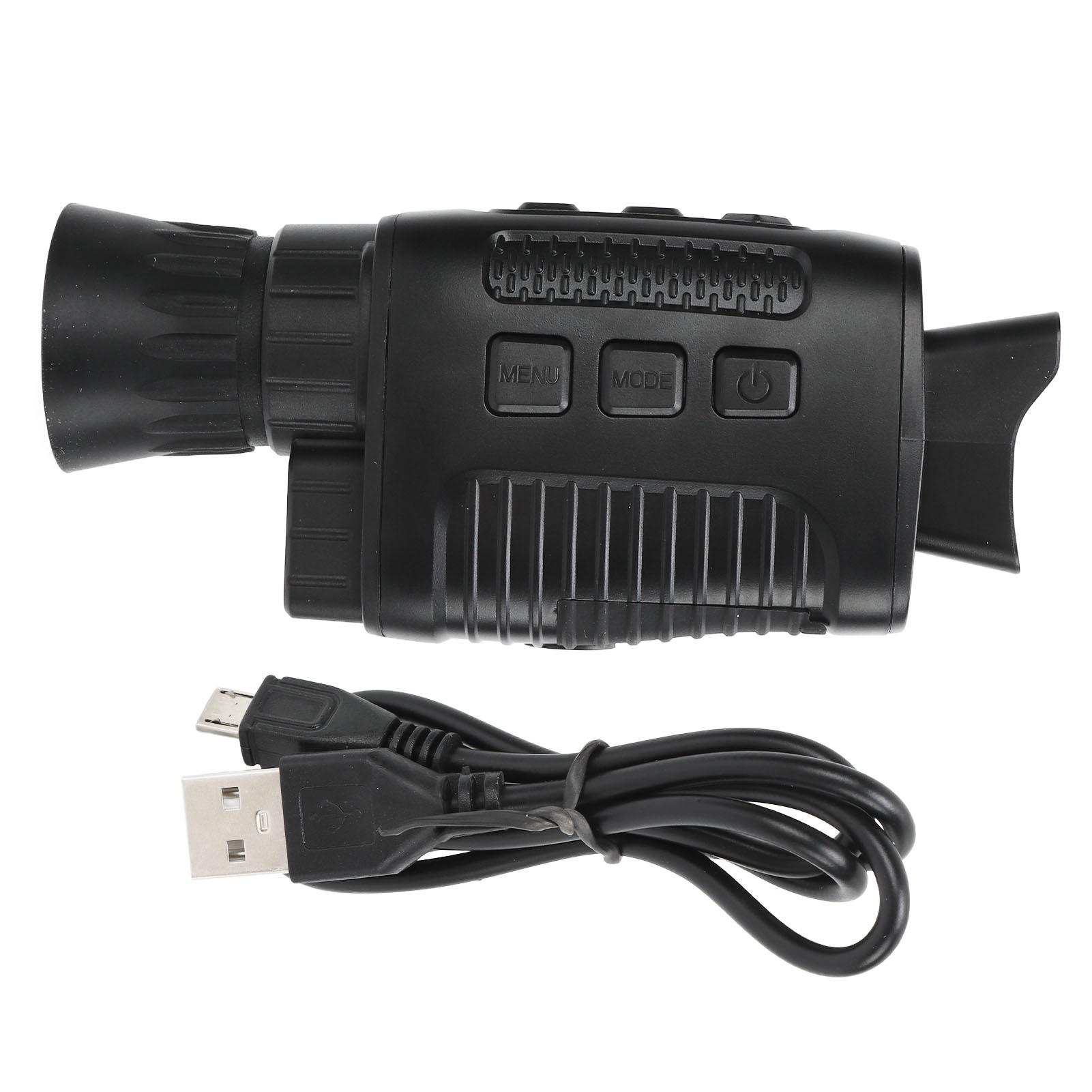 Digital Night Vision Monocular Infrared HD Handheld ABS Camera with Rechargeable Lithium Battery
Digital Night Vision Monocular Infrared HD Handheld ABS Camera with Rechargeable Lithium Battery