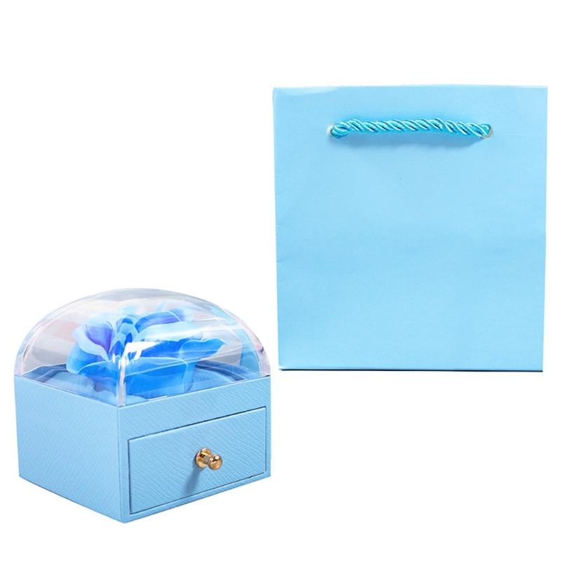 Rings Organizers Simulated Rose Flower Drawer Rings Box Jewelry Display Case Engagement Rings Storage Box for Women синий
Rings Organizers Simulated Rose Flower Drawer Rings Box Jewelry Display Case Engagement Rings Storage Box for Women синий