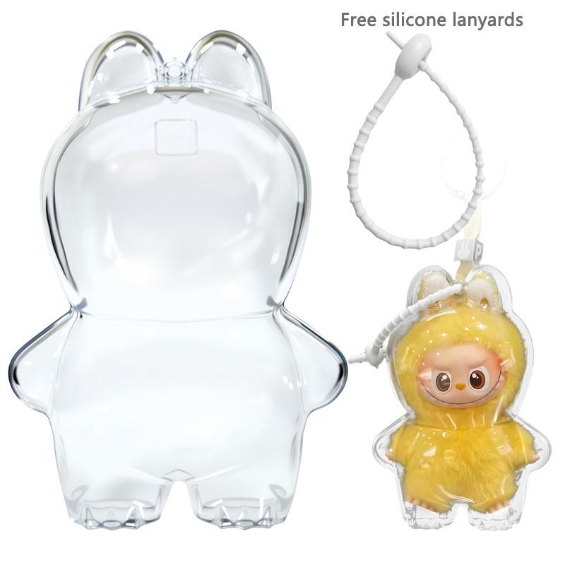 Labubu4.0 Transparent Doll Protective Case Cute Figure Storage Shell Portable Keychain For The Monsters Pin For Love Series
Labubu4.0 Transparent Doll Protective Case Cute Figure Storage Shell Portable Keychain For The Monsters Pin For Love Series
