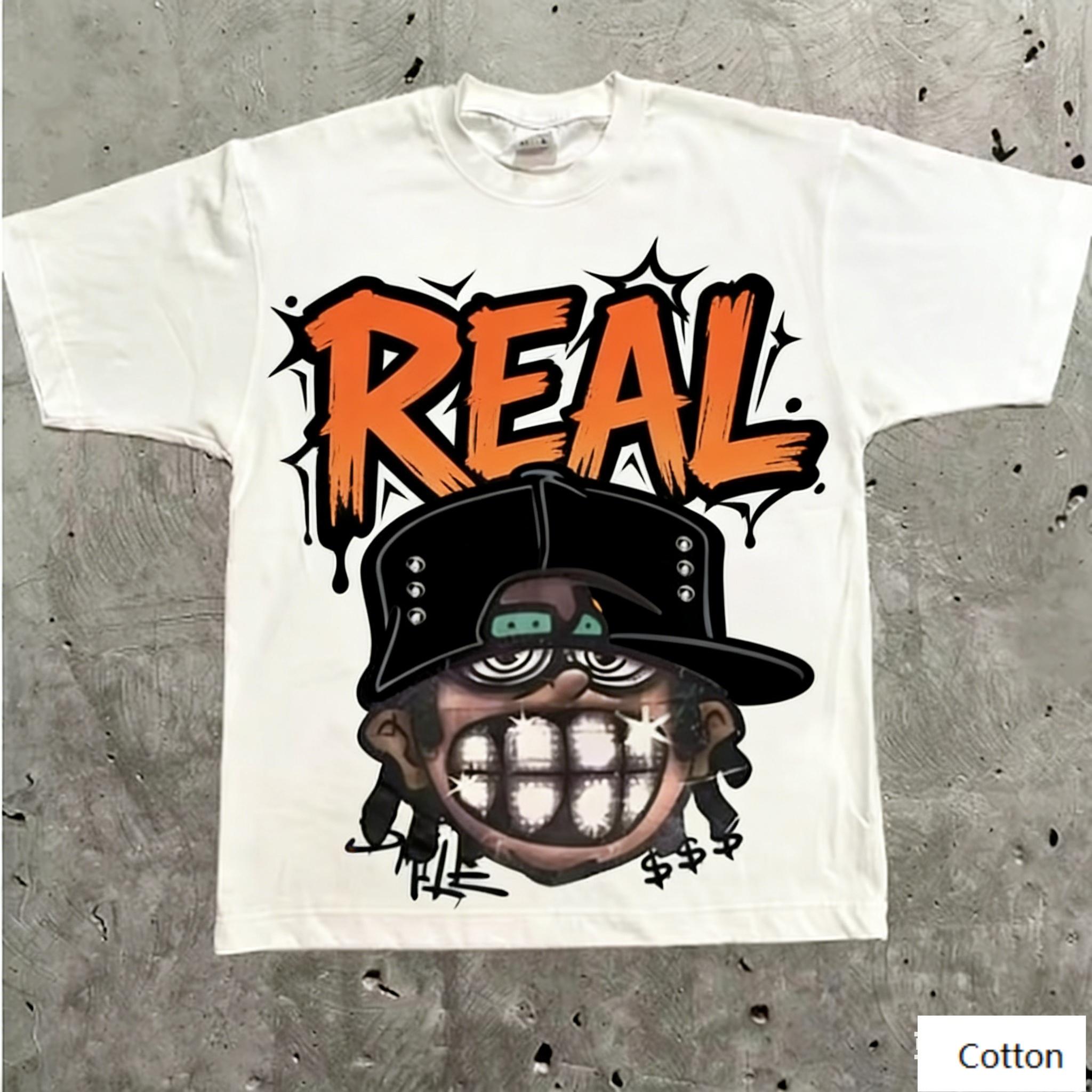 Streetwear Unisex Cotton TShirt Featuring Edgy Cartoon HipHop Design and BOLD Graffiti Text HipHop Style Top 4XL
Streetwear Unisex Cotton TShirt Featuring Edgy Cartoon HipHop Design and BOLD Graffiti Text HipHop Style Top 4XL