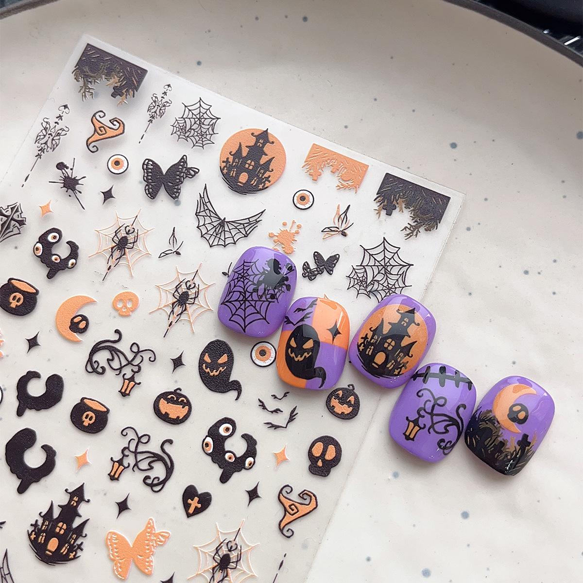 YITU Ant Graph Halloween Ghost Castle Nail Stickers - Retro Style, Self-Adhesive, YT3981.
YITU Ant Graph Halloween Ghost Castle Nail Stickers - Retro Style, Self-Adhesive, YT3981.