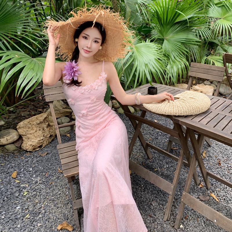 New Seaside Vacation Pink Suspender Skirt, Women s Summer Spring Temperament Wears A Long Skirt with Flowers and Waist and Fishtail. L рожевий
New Seaside Vacation Pink Suspender Skirt, Women s Summer Spring Temperament Wears A Long Skirt with Flowers and Waist and Fishtail. L рожевий