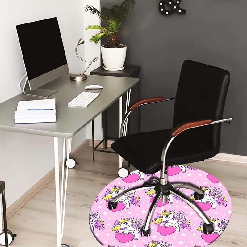 1PC Unicorn Heart Non-Slip Floor Round carpet, Office, family, bedroom, Large Area Rug Indoor Rugs, Durable Polyester-Z0422 80cm by 80cm
1PC Unicorn Heart Non-Slip Floor Round carpet, Office, family, bedroom, Large Area Rug Indoor Rugs, Durable Polyester-Z0422 80cm by 80cm