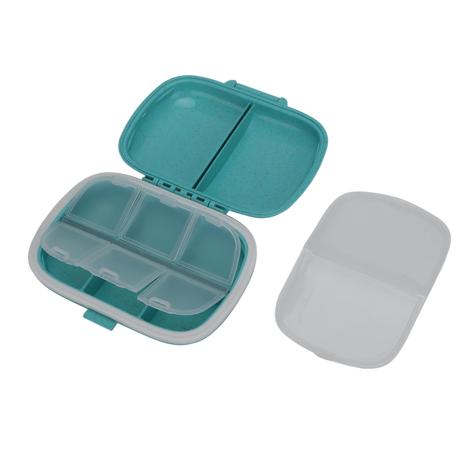 Дорожный футляр для таблеток, портативный органайзер для лекарств с 8 отделениями, небольшой ежедневный контейнер для таблеток и витаминов
Дорожный футляр для таблеток, портативный органайзер для лекарств с 8 отделениями, небольшой ежедневный контейнер для таблеток и витаминов