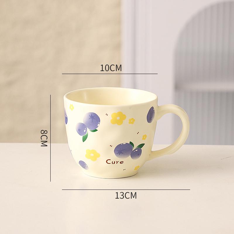Cute Fruit Pattern Ceramic Mug Strawberry Coffee Cup Home Couple Water Cups Oatmeal Breakfast Mugs Valentine s Day Present 301-400ml
Cute Fruit Pattern Ceramic Mug Strawberry Coffee Cup Home Couple Water Cups Oatmeal Breakfast Mugs Valentine s Day Present 301-400ml