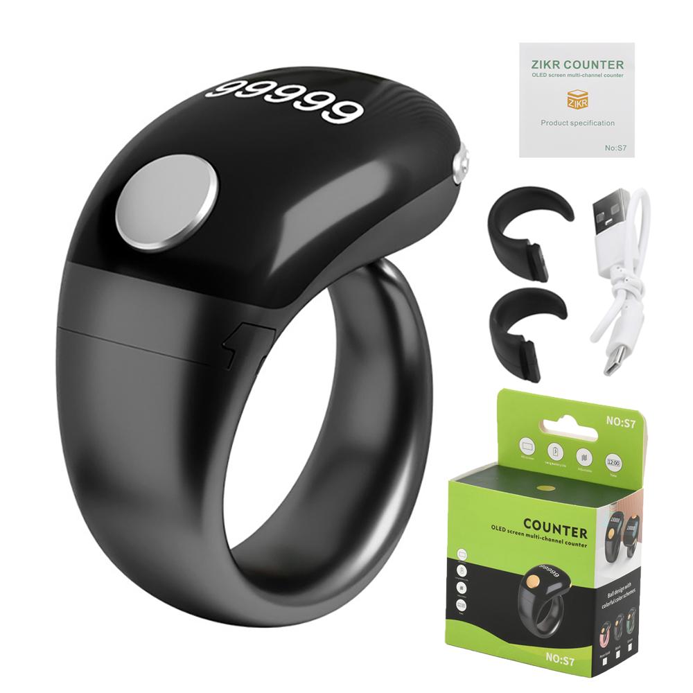 Smart Zikr Ring Tasbih Tally Counter Replaceable Ring Holder OLED Display Counter for Prayer Time Vibration Reminder Waterproof чёрный
Smart Zikr Ring Tasbih Tally Counter Replaceable Ring Holder OLED Display Counter for Prayer Time Vibration Reminder Waterproof чёрный