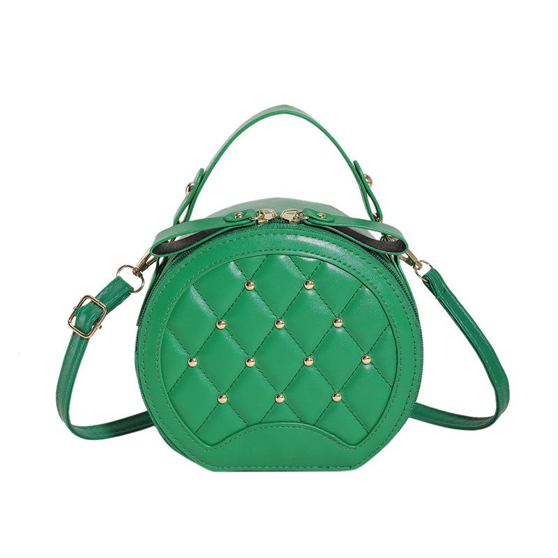 Сумка-сумка с заклепками, текстурированная сумка через плечо из искусственной кожи, вышитая нитью Foreign Gas, сумка через плечо в виде ромба зелёный
Сумка-сумка с заклепками, текстурированная сумка через плечо из искусственной кожи, вышитая нитью Foreign Gas, сумка через плечо в виде ромба зелёный