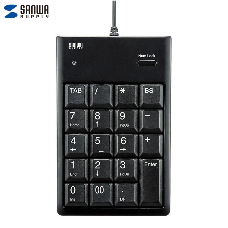 SANWA SUPPLY Large USB Wired Numeric Keypad
SANWA SUPPLY Large USB Wired Numeric Keypad