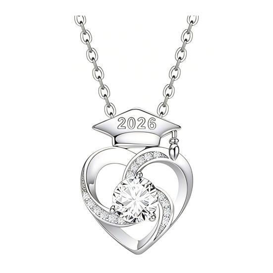 Graduation Necklace Grad Cap Pendant Necklace Rhinestone Mortarboard Heart Charm Necklace Class of 2026 Graduation Gift for College Graduate Daughter
Graduation Necklace Grad Cap Pendant Necklace Rhinestone Mortarboard Heart Charm Necklace Class of 2026 Graduation Gift for College Graduate Daughter