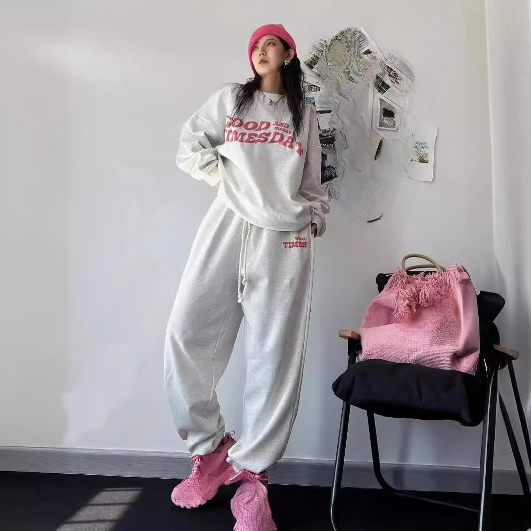 Повседневный спортивный костюм Весна и Осень Свободный стиль Вестерн Свитер Модный тренд из двух частей S серый
Повседневный спортивный костюм Весна и Осень Свободный стиль Вестерн Свитер Модный тренд из двух частей S серый