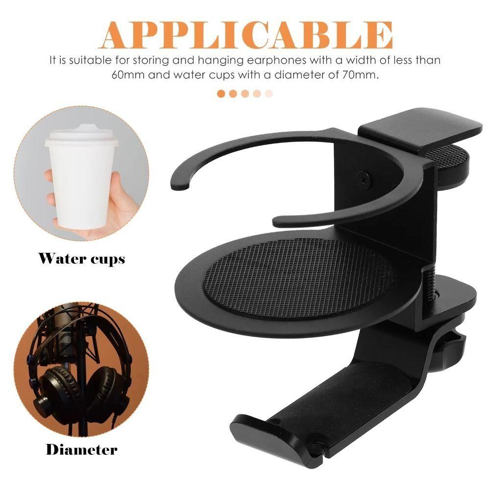 360 Degree Rotating Gaming Headphone Stand 2 in 1 Headset Bracket Hanger Under Desk чорний
360 Degree Rotating Gaming Headphone Stand 2 in 1 Headset Bracket Hanger Under Desk чорний