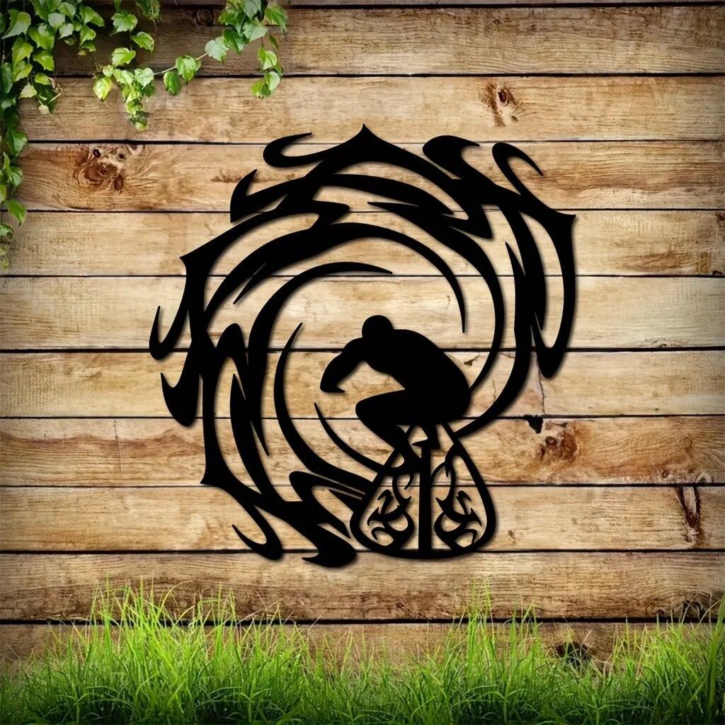 1pc Metal Surfer Art Wall Decor, Metal Wall Decor, Surfer Metal, Living Room Wall Art Surf Gold, Iron Crafts, Metal Wall Hanging
1pc Metal Surfer Art Wall Decor, Metal Wall Decor, Surfer Metal, Living Room Wall Art Surf Gold, Iron Crafts, Metal Wall Hanging