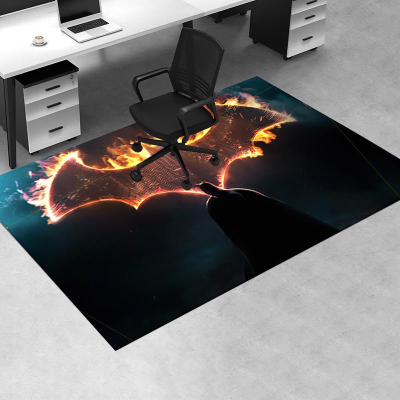 Flaming Batman Symbol Wall Art Decor Office Mat Home Decor Office Desk Chair Rugs Chair Carpet for office Chair Mat Gift For Halloween & Chr 60cm by 90cm
Flaming Batman Symbol Wall Art Decor Office Mat Home Decor Office Desk Chair Rugs Chair Carpet for office Chair Mat Gift For Halloween & Chr 60cm by 90cm