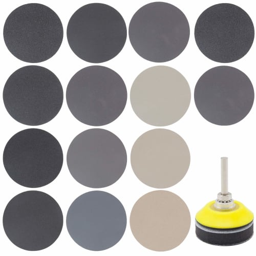 GOH DODD Waterproof Sandpaper, 50mm, 180-Sheet Set, for Polishing Metal, Mirror Polishing, Woodworking, Fabric, and More, Glossy Finish, Compatible wi
GOH DODD Waterproof Sandpaper, 50mm, 180-Sheet Set, for Polishing Metal, Mirror Polishing, Woodworking, Fabric, and More, Glossy Finish, Compatible wi