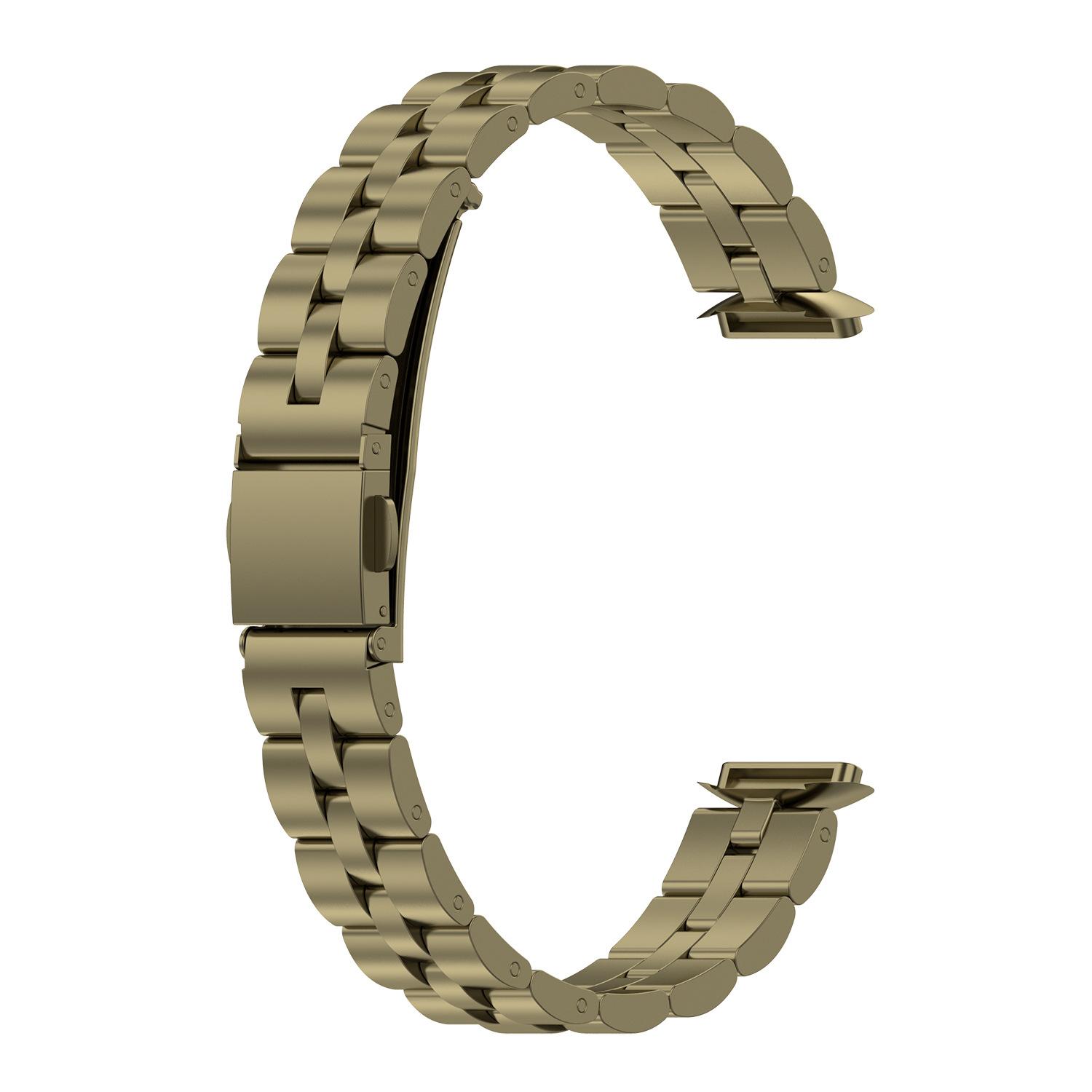 Stainless Steel Band Three Beads Flat Buckles Watch Strap Replacement for Fitbit Luxe/Special Edition Gold
Stainless Steel Band Three Beads Flat Buckles Watch Strap Replacement for Fitbit Luxe/Special Edition Gold