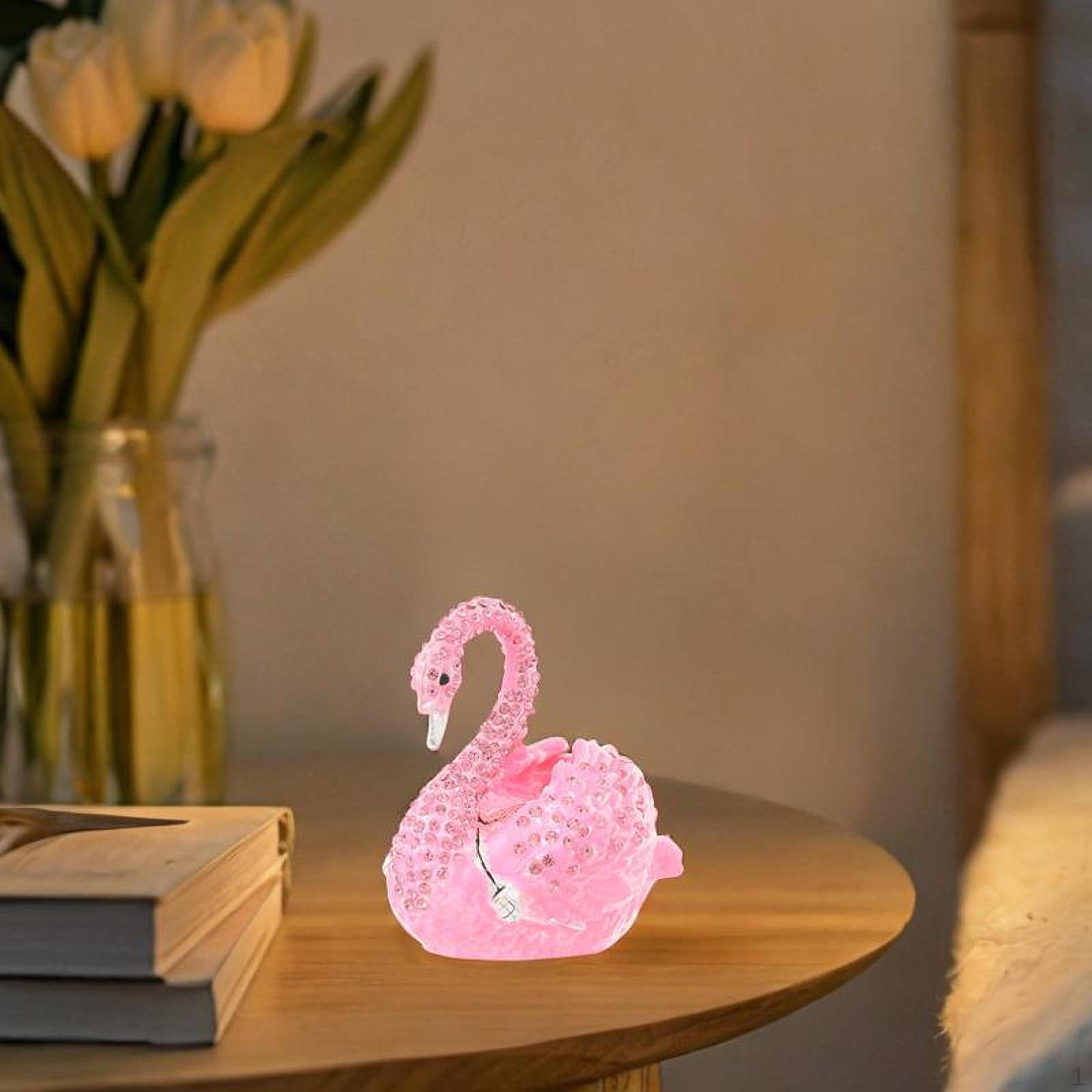 Лебедь Шкатулка для безделушек на петлях Драгоценности для браслета розовый
Лебедь Шкатулка для безделушек на петлях Драгоценности для браслета розовый