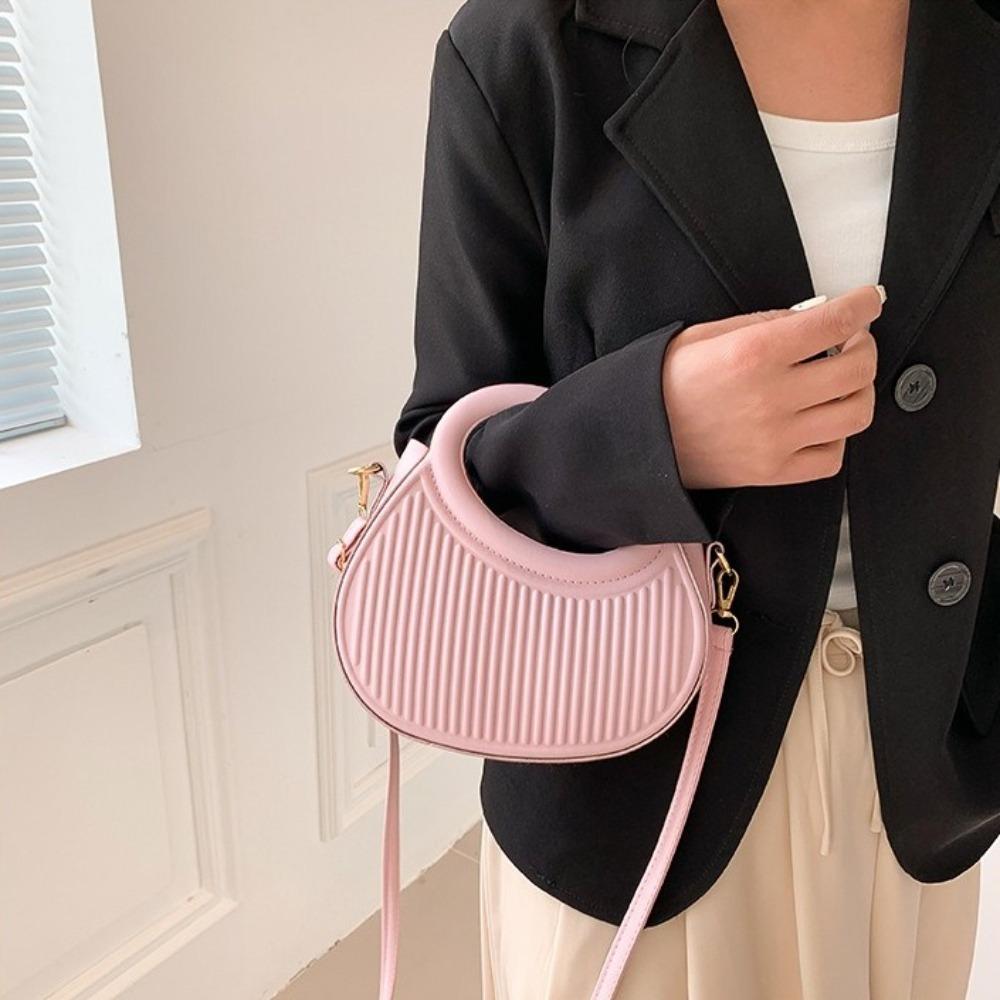 Leather Hobos Handbag Korean Style Pleated Shoulder Bag Fashion PU Crossbody Bag Outdoor білий
Leather Hobos Handbag Korean Style Pleated Shoulder Bag Fashion PU Crossbody Bag Outdoor білий
