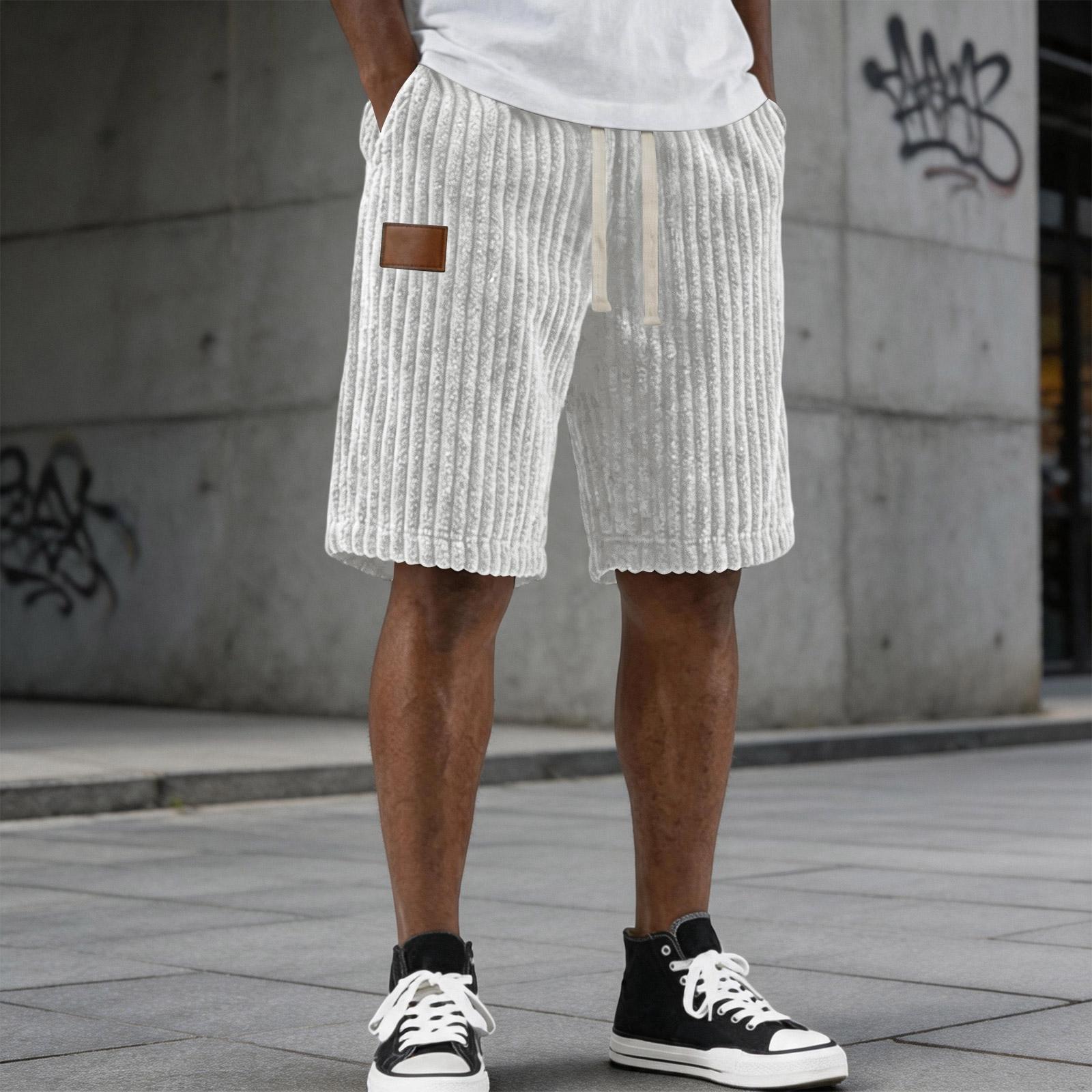 Men s Vintage Casual Wide Denim Leather Label Casual Loose-fitting Short Pants XL білий
Men s Vintage Casual Wide Denim Leather Label Casual Loose-fitting Short Pants XL білий