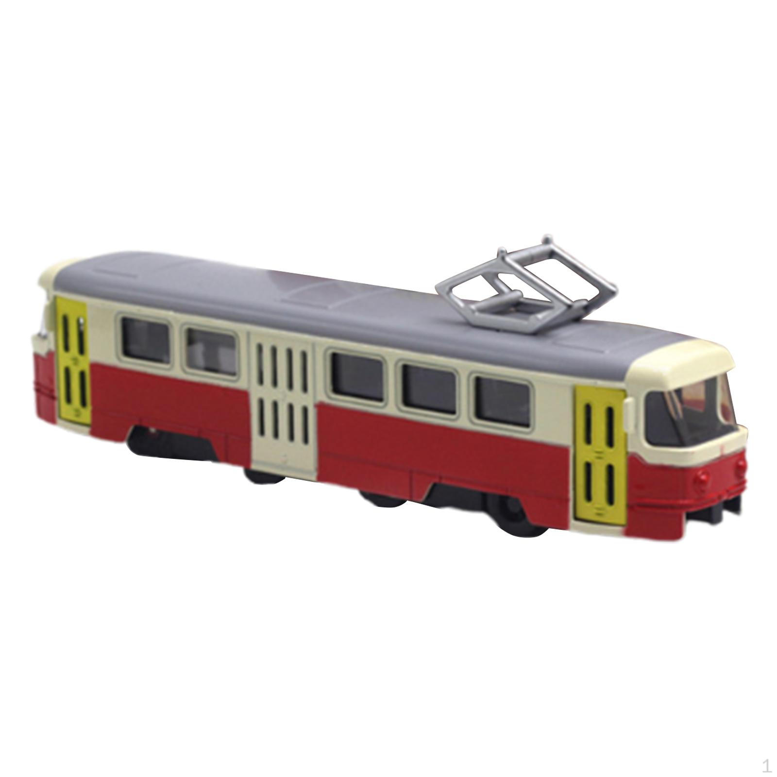 Classic Tram Model Vehicles Toy 1:90 Scale Collection Interactive Decorative Photography Prop with 2 Red
Classic Tram Model Vehicles Toy 1:90 Scale Collection Interactive Decorative Photography Prop with 2 Red