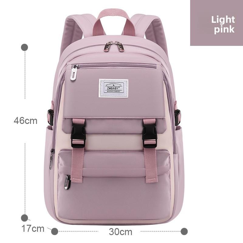 Kids School Backpack For Boys And Girls With Lightweight Nylon Material And Cushion Straps For Classroom Use LightPink
Kids School Backpack For Boys And Girls With Lightweight Nylon Material And Cushion Straps For Classroom Use LightPink