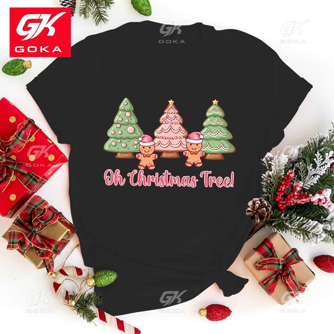 Fashion Oh Christmas Tree Printed Cotton T Shirt Retro Style Womens Unisexs Shirt Tees Graphic T Shirts Female Casual Tops T Shirts 3XL
Fashion Oh Christmas Tree Printed Cotton T Shirt Retro Style Womens Unisexs Shirt Tees Graphic T Shirts Female Casual Tops T Shirts 3XL