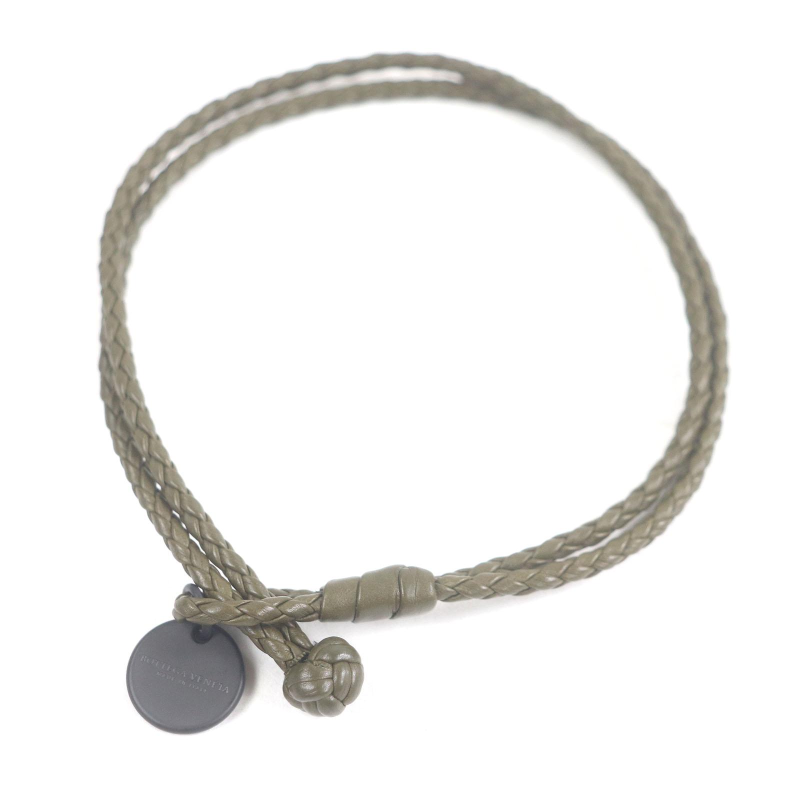 BOTTEGAVENETA bracelet INTRECCIATO With logo accessories khaki leather mens Used
BOTTEGAVENETA bracelet INTRECCIATO With logo accessories khaki leather mens Used