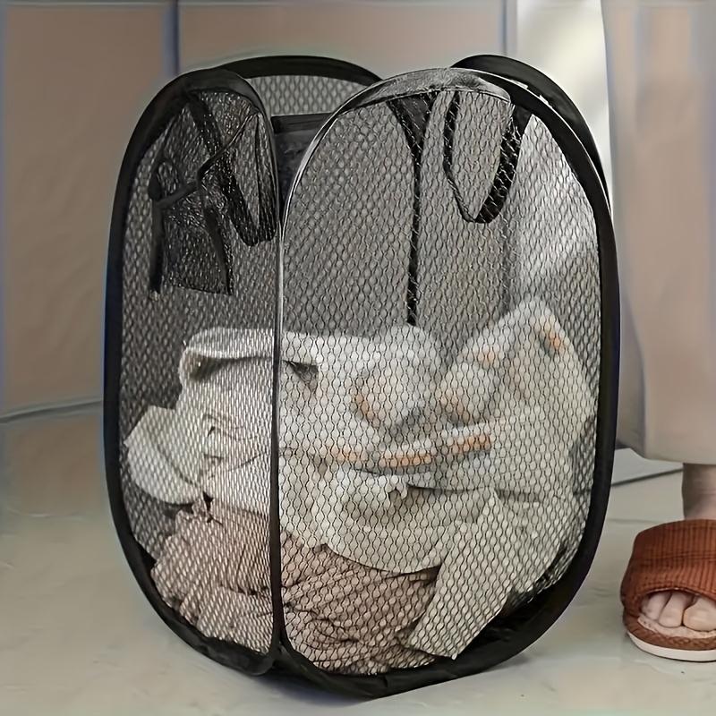 1 Foldable Pop-up Laundry Basket, Large-capacity Unlined Storage Basket with Ergonomic Handle, Portable Mesh Hamper чёрный
1 Foldable Pop-up Laundry Basket, Large-capacity Unlined Storage Basket with Ergonomic Handle, Portable Mesh Hamper чёрный