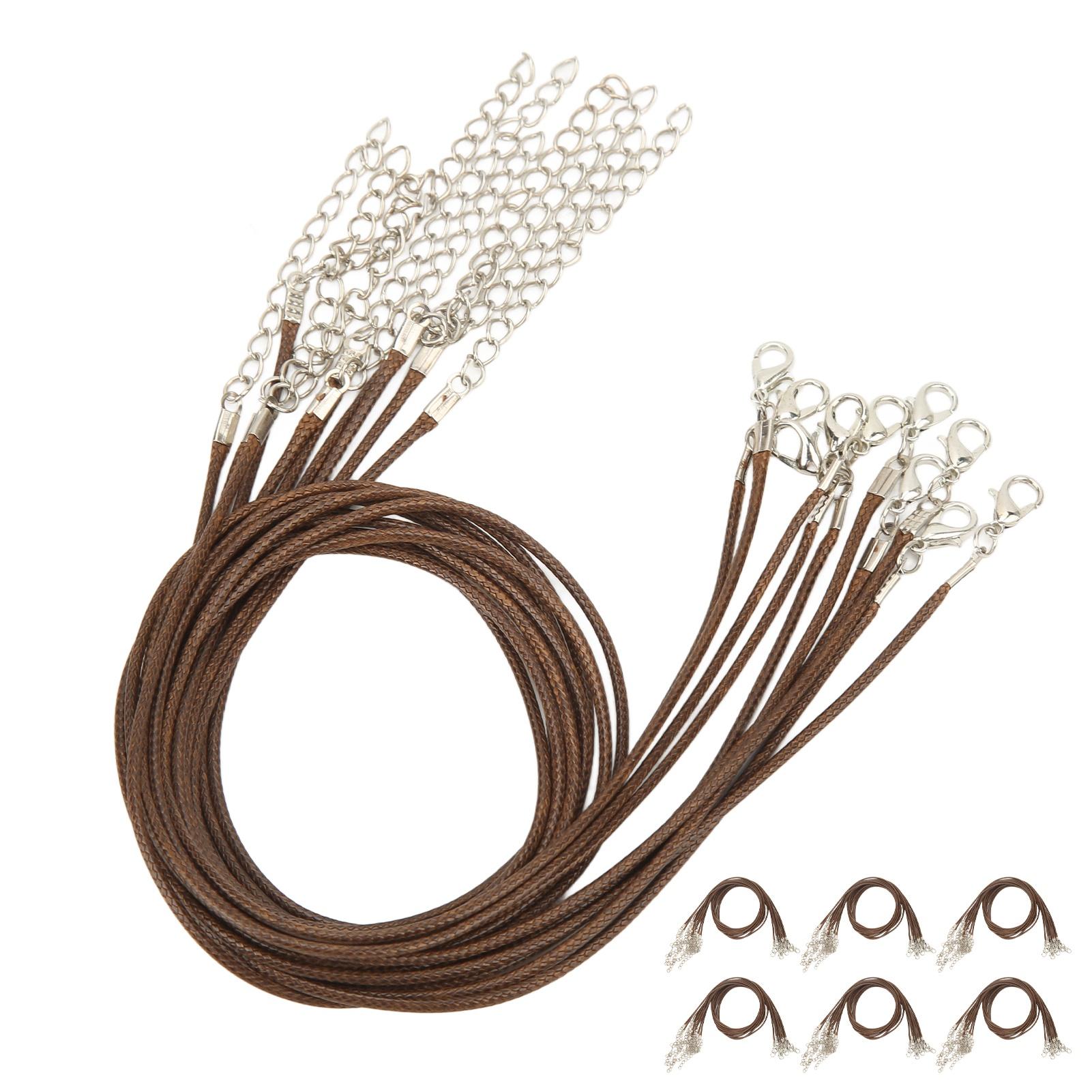 60 шт. Вощеный шнур для ожерелья, сделай сам, легкие декоративные цепочки с застежкой для изготовления ювелирных изделий
60 шт. Вощеный шнур для ожерелья, сделай сам, легкие декоративные цепочки с застежкой для изготовления ювелирных изделий