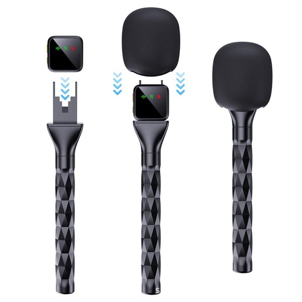 with Windproof Sponge Microphone Handheld Grip Stick Universal Microphone Grip Stick Mic Handle 1 Set
with Windproof Sponge Microphone Handheld Grip Stick Universal Microphone Grip Stick Mic Handle 1 Set
