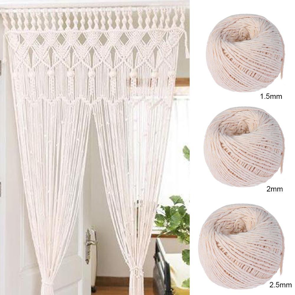 New Gift Packing Home Decor 100% Natural Beige Cotton DIY Rope Sewing Cords Twine String 1.5mm 100Meter
New Gift Packing Home Decor 100% Natural Beige Cotton DIY Rope Sewing Cords Twine String 1.5mm 100Meter