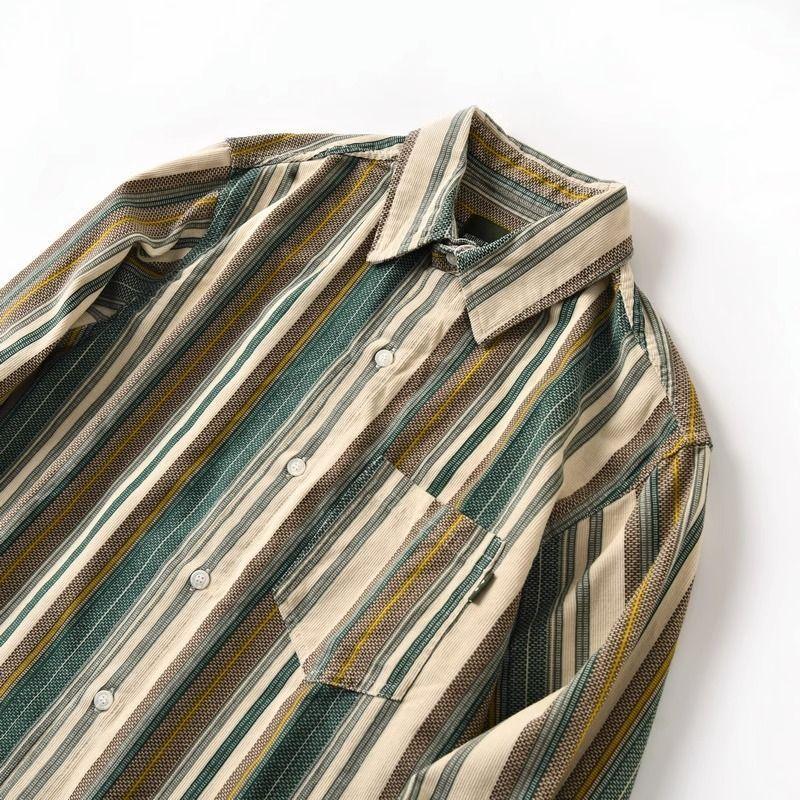 Japanese Cotton Corduroy Trendy Striped Loose Long-sleeved Shirt Men s Autumn Hong Kong Style Thin Button Cardigan Jacket 3XL дубильна кора
Japanese Cotton Corduroy Trendy Striped Loose Long-sleeved Shirt Men s Autumn Hong Kong Style Thin Button Cardigan Jacket 3XL дубильна кора