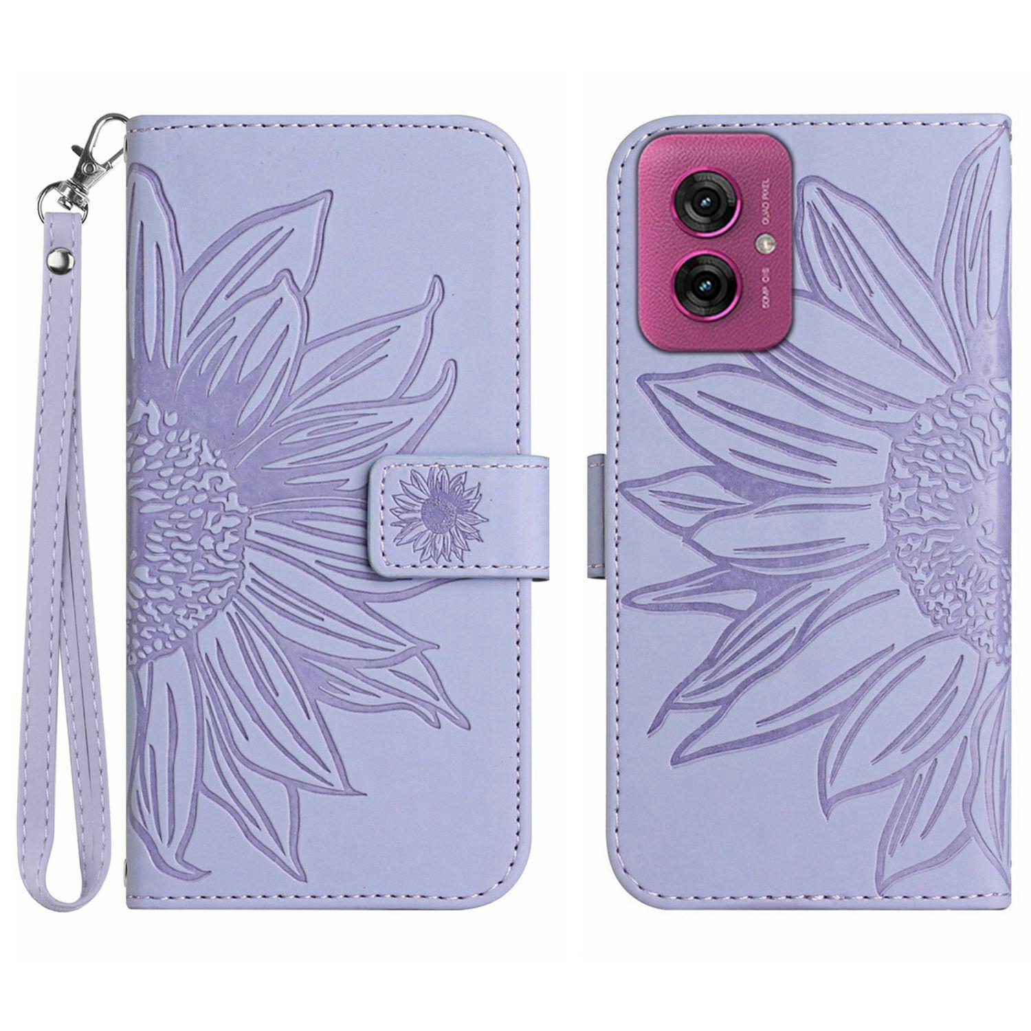 HT04 For Motorola Moto G55 5G Case Sunflower Imprint Leather Wallet Phone Cover with Wrist Strap B
HT04 For Motorola Moto G55 5G Case Sunflower Imprint Leather Wallet Phone Cover with Wrist Strap B