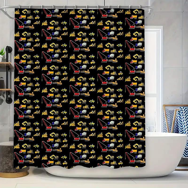 Bathroom Shower Curtain Waterproof Vintage Truck Construction Vehicle Pattern Decor Farmhouse Trucker Home Decor Modern Farmhous W60H190(CM)-1 Pcs
Bathroom Shower Curtain Waterproof Vintage Truck Construction Vehicle Pattern Decor Farmhouse Trucker Home Decor Modern Farmhous W60H190(CM)-1 Pcs